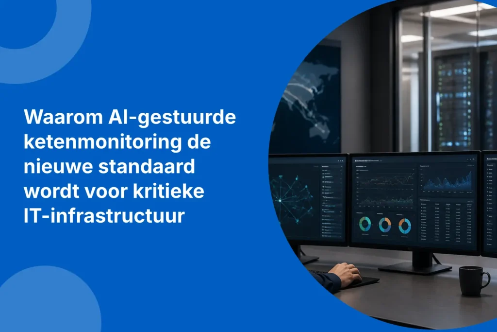Waarom AI-gestuurde ketenmonitoring de nieuwe standaard wordt voor kritieke IT-infrastructuur